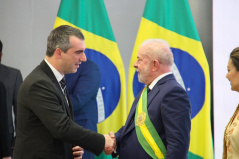 2. januar 2023. Predsednik Narodne skupštine na inauguraciji predsednika Brazila